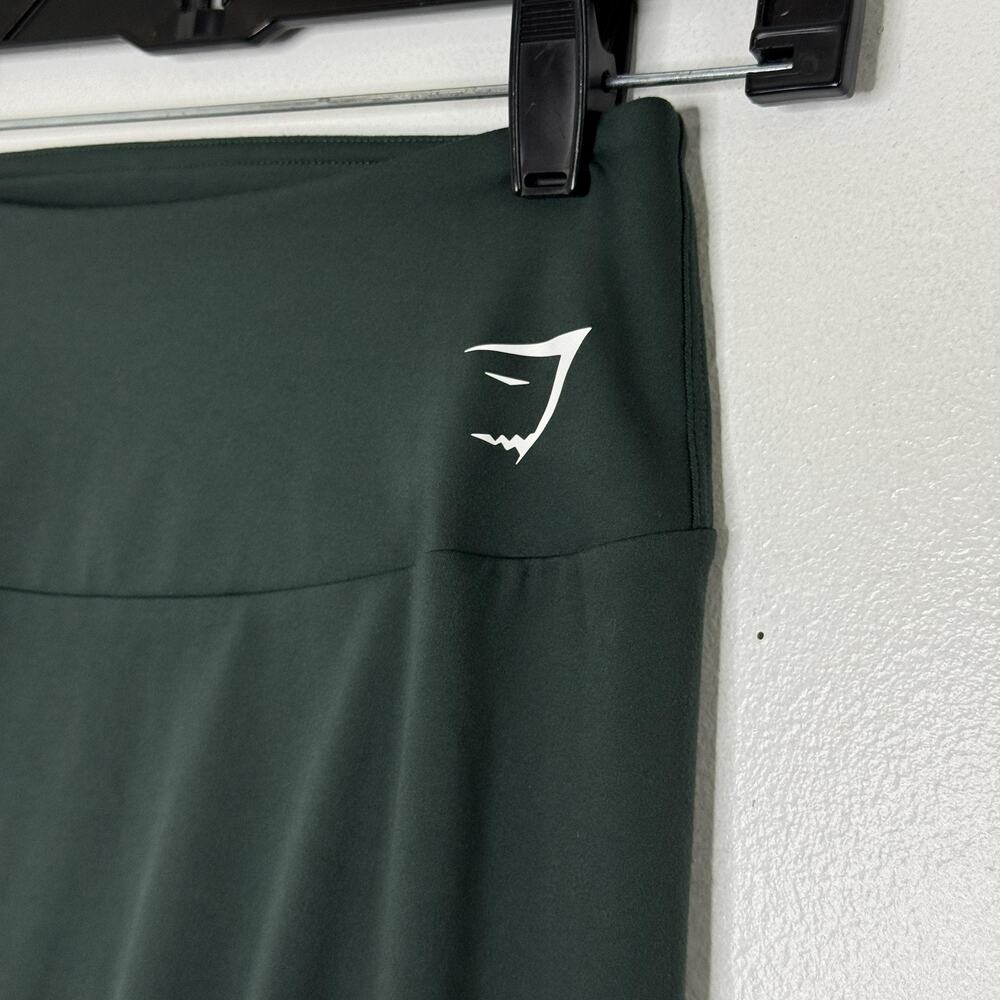 Gymshark Leggings Womens Small Green High Rise Ankle Length Yoga Pants Workout